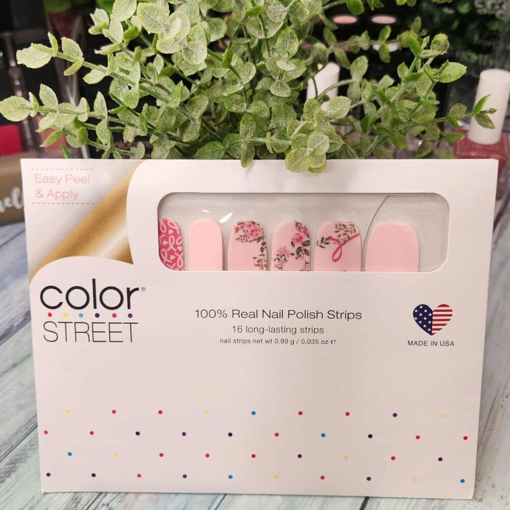 Color Street Breast Cancer Awareness Press On Nail Design Bundle